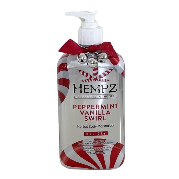 Hempz Other - Hempz Peppermint Vanilla Swirl Body Lotion 100% Hemp Seed Oil 17 oz Full Size